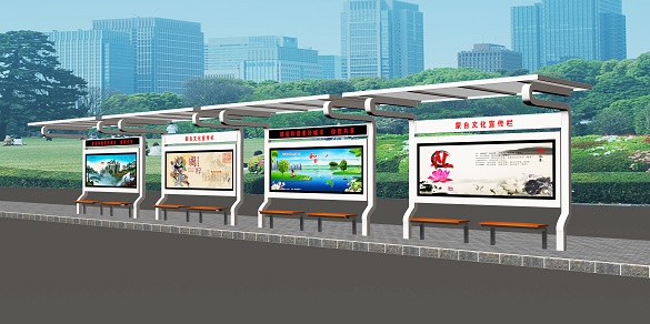 仿古公交站臺(tái)