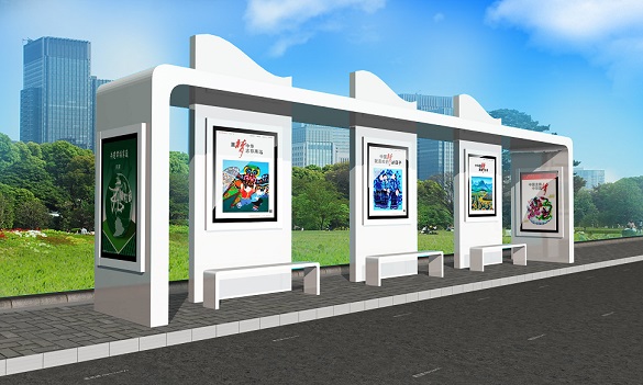 城市簡約公交站臺(tái)