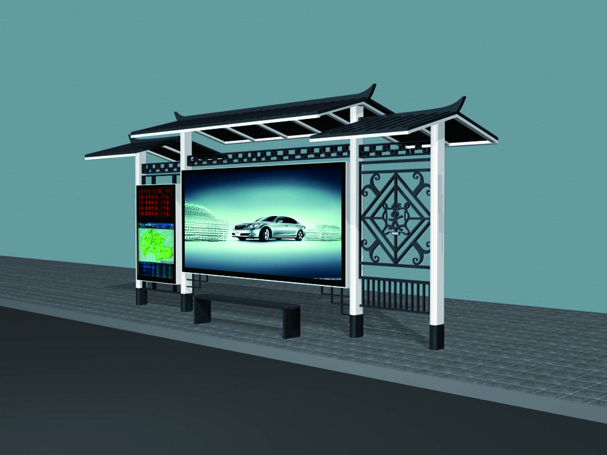 特色仿古公交站臺