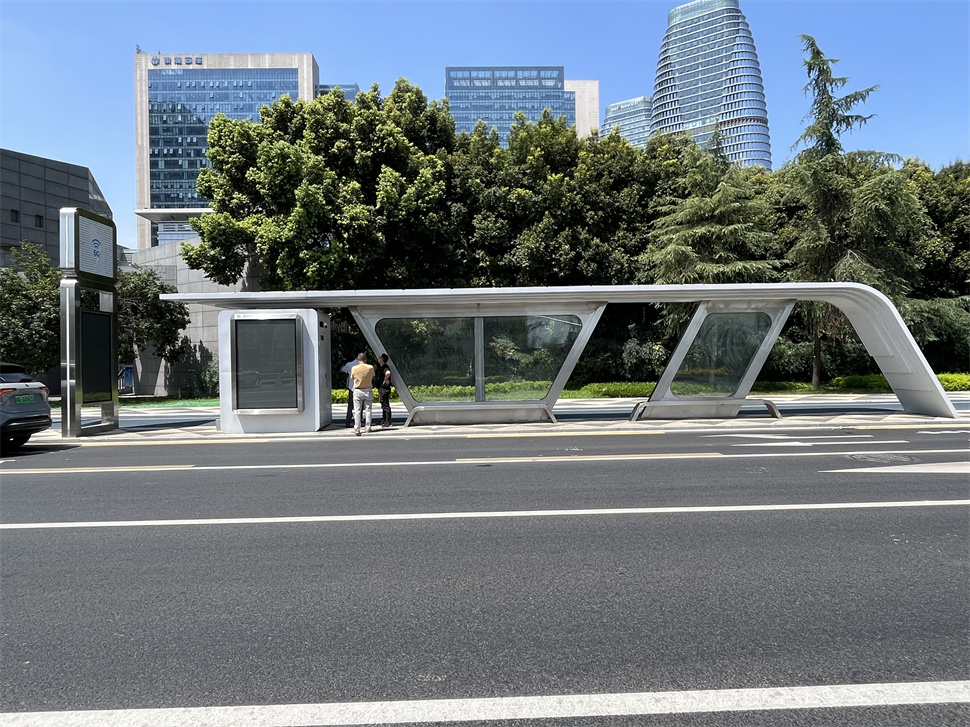 智能公交站臺(tái)/智慧公交站臺(tái)/智能候車亭/太陽能侯車亭