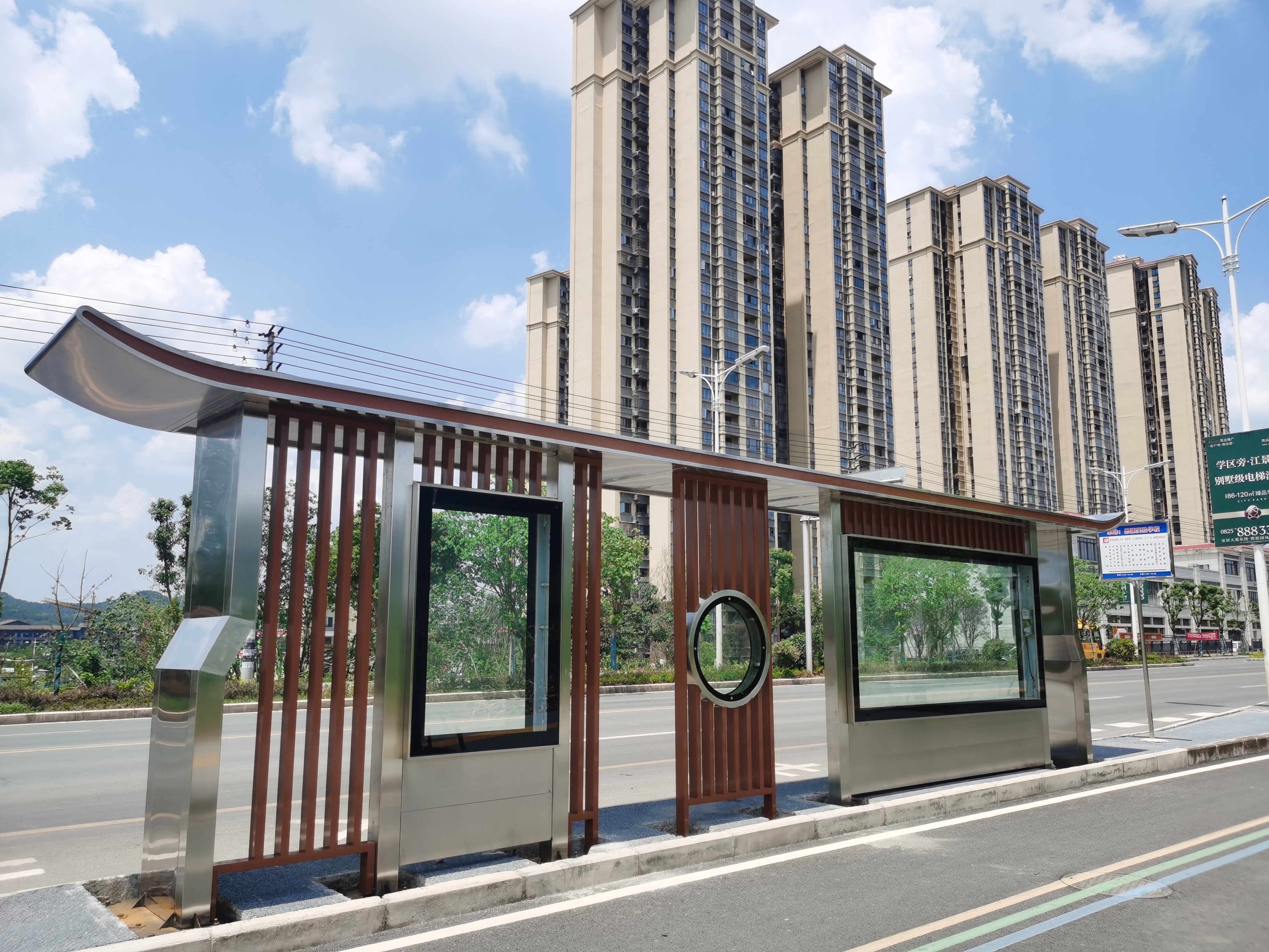 四川遂寧公交站臺(tái)改造項(xiàng)目