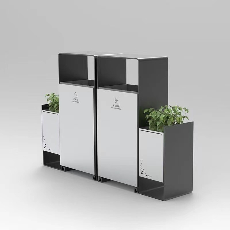 時(shí)尚不銹鋼花箱